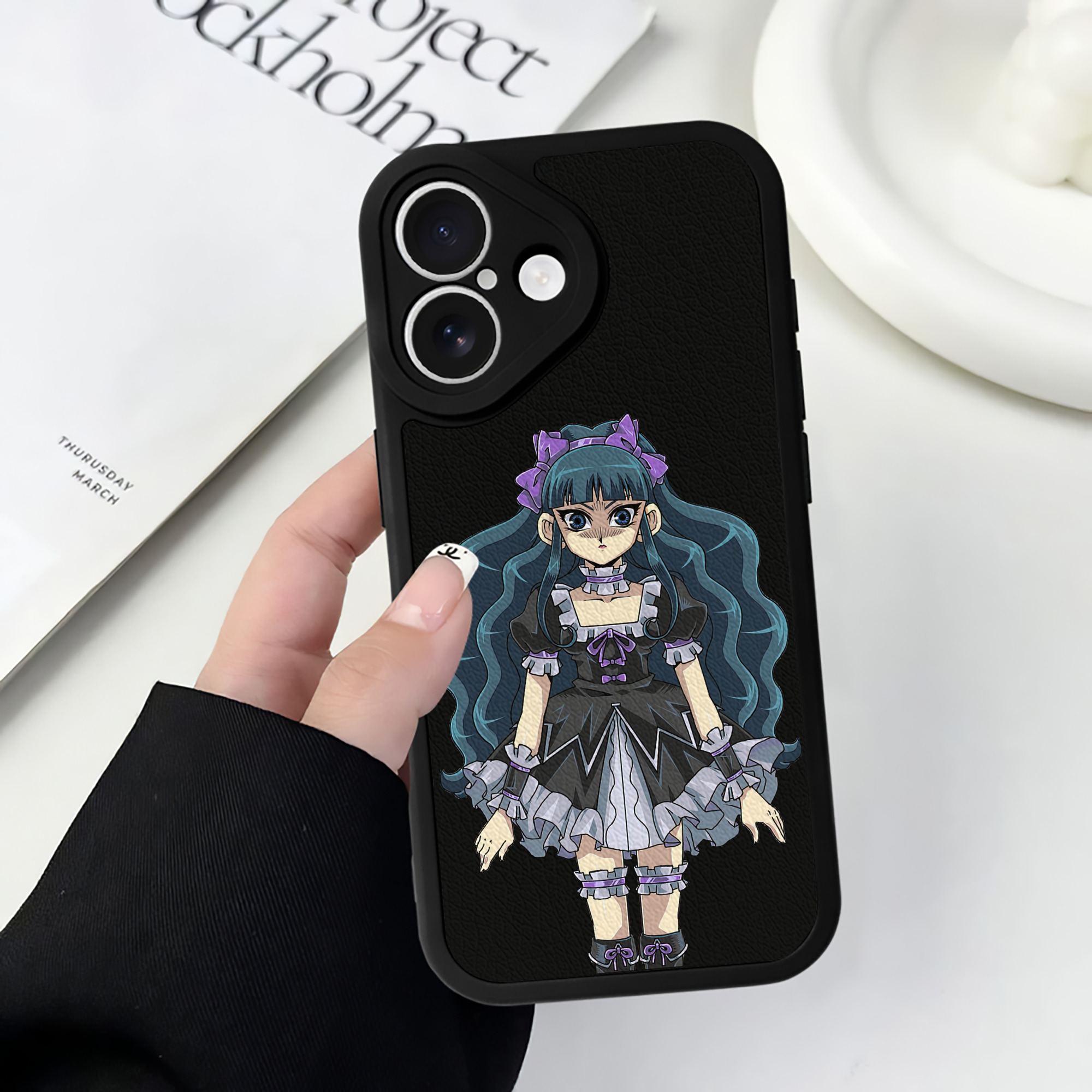 遊☆戯☆王 Yu-Gi-Oh! 【iPhone 16シリーズ対応】シリコンスマホケース（レザー調） 材質：シリコン